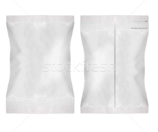 White Blank Foil Food Bag Stock photo © designsstock