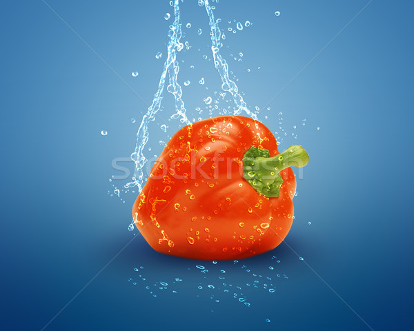 Fresh red bell pepper Stock photo © designsstock