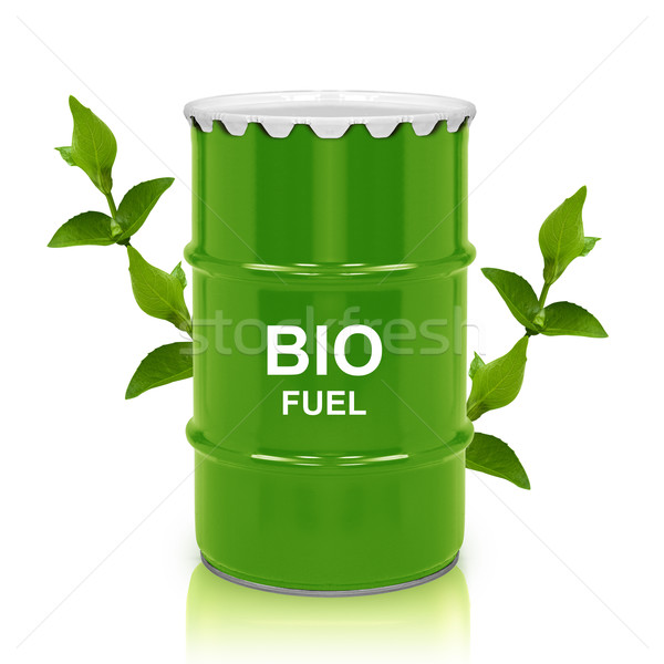 Bio Kraftstoff Gallone grünen Barrel Umwelt Stock foto © designsstock