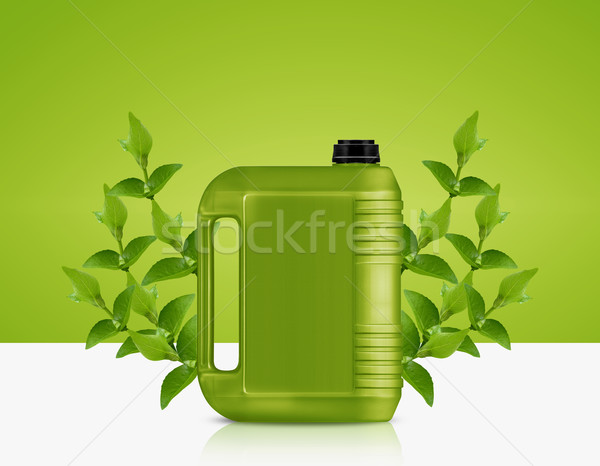 Bio combustibil galon verde mediu proiect Imagine de stoc © designsstock
