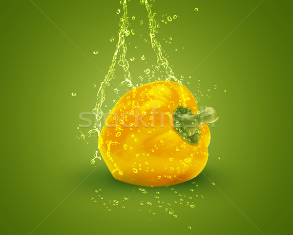 Fresh yellow bell pepper Stock photo © designsstock