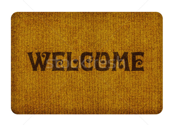 welcome cleaning foot carpet  Stock photo © designsstock