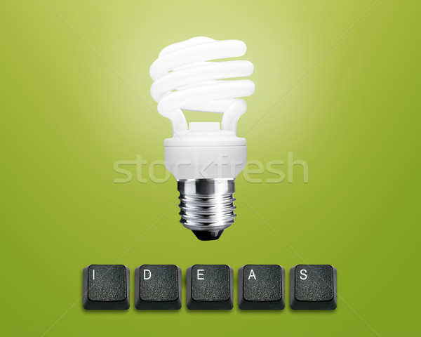 Light Bulb and keys Stock photo © designsstock