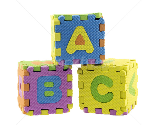 English Alphabet puzzle Stock photo © designsstock