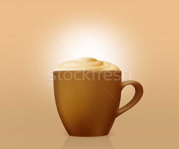 cup of cappuccino Stock photo © designsstock
