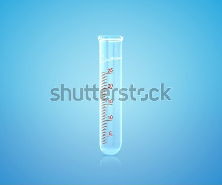 Provetta vuota laboratorio test tubi isolato Foto d'archivio © designsstock