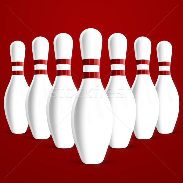 Bowling pins Stock photo © designsstock