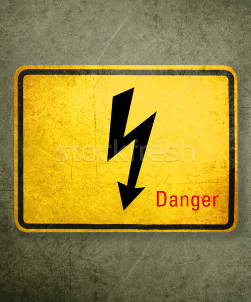 Yellow Sign Stock photo © designsstock