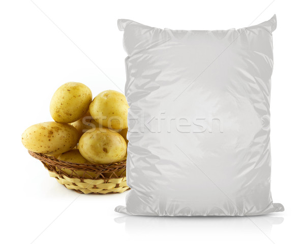 White Blank Foil Food Bag Stock photo © designsstock