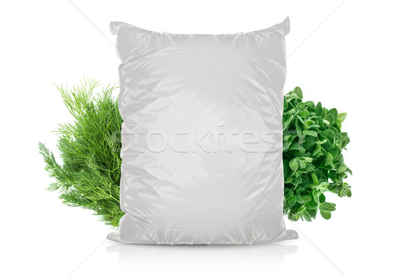 White Blank Foil Food Bag Stock photo © designsstock