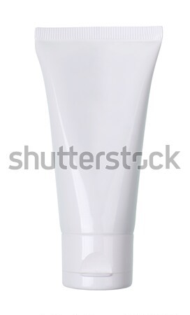 Tub smântână gel alb plastic produs Imagine de stoc © designsstock