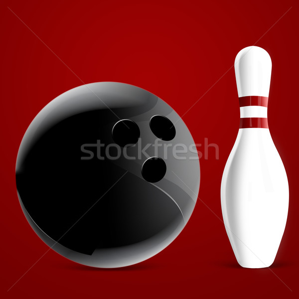 Bowling pins Stock photo © designsstock