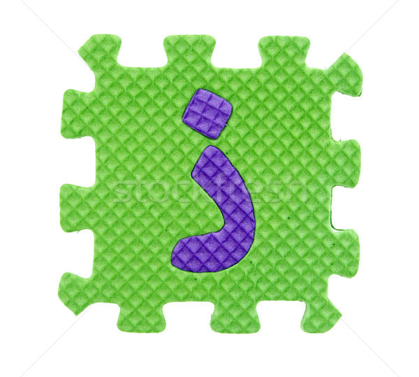 Arabisch Alphabet Puzzle Sprache Schreiben isoliert Stock foto © designsstock