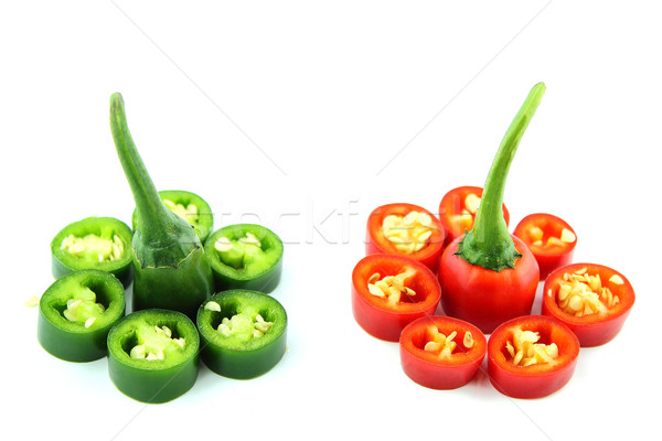 red hot chili slices Stock photo © designsstock