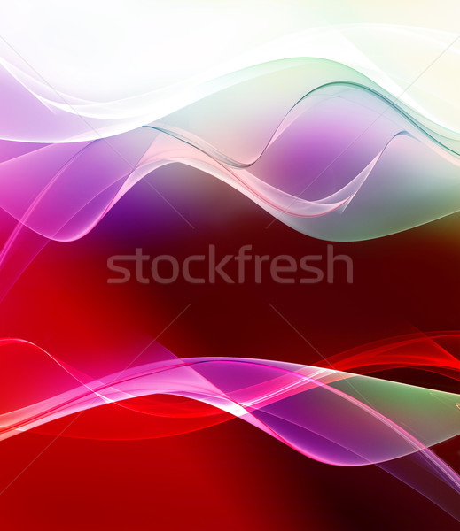 Kolorowy magic sztuki streszczenie fale Zdjęcia stock © Designus