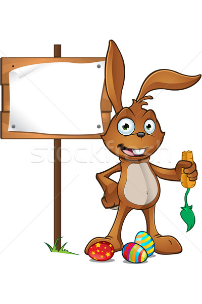 Maro Paşti iepure desen animat ilustrare Imagine de stoc © DesignWolf