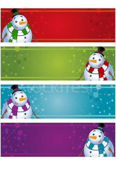 Christmas banery inny hat wakacje uroczystości Zdjęcia stock © DesignWolf