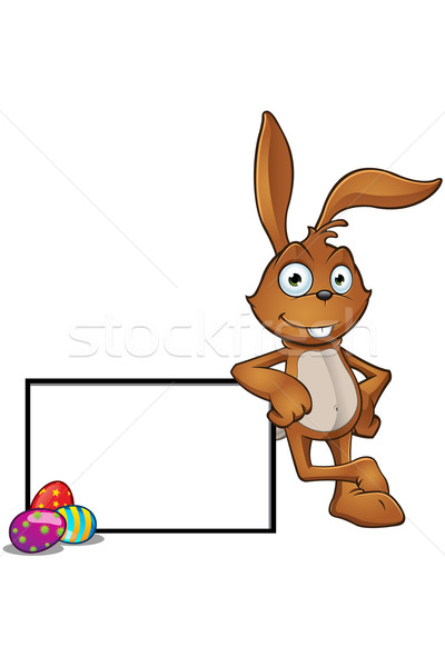 Brown Easter Rabbit Character Stock photo © DesignWolf