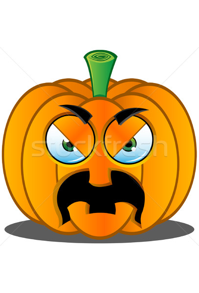 Jack o Lantern Pumpkin Face - 12 Stock photo © DesignWolf