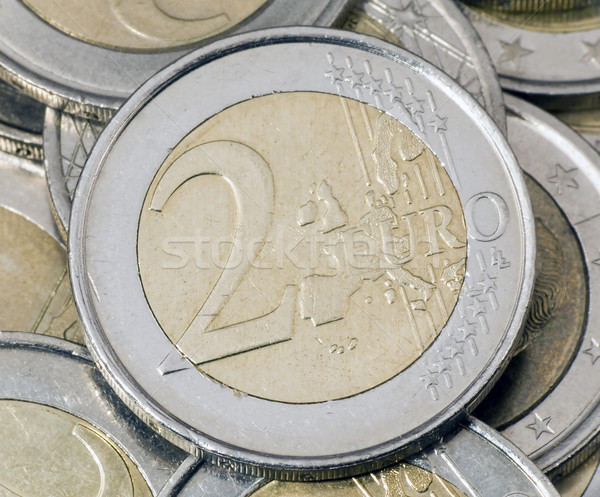 Stok fotoğraf: Euro · sikke · madeni · para · Metal · finanse