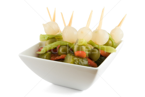 Sticks with exotic vegetables Stock photo © devulderj