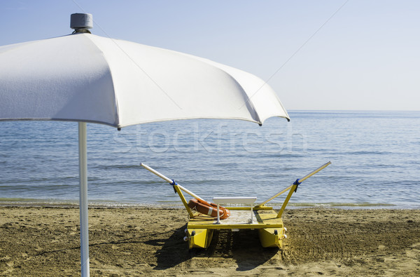 Lifeboat on the beach Stock photo © deyangeorgiev