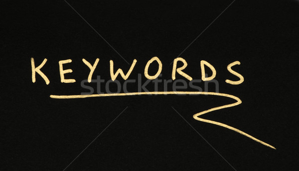 Keywords white text conception Stock photo © deyangeorgiev