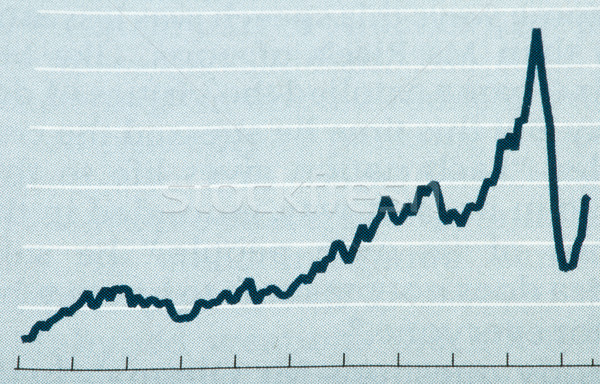 Stockfoto: Economie · grafiek · krant · pen · corporate · toekomst