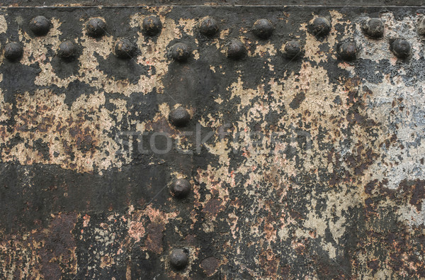 Metal wall with rivets Stock photo © deyangeorgiev