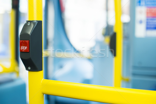 Bus Innenraum öffentlichen Verkehrsmitteln Hintergrund U-Bahn Verkehr Stock foto © deyangeorgiev