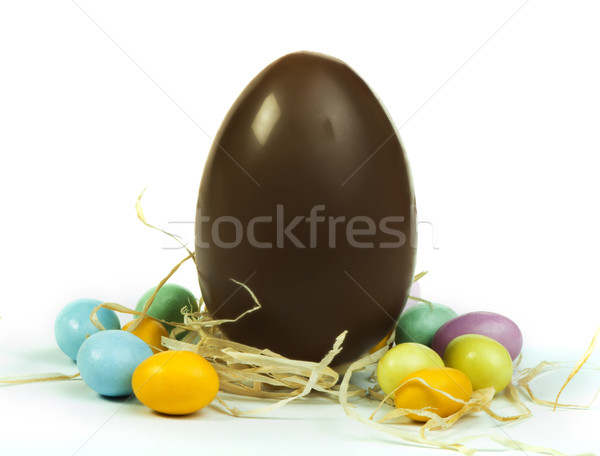Chocolate Easter Egg Stock photo © deyangeorgiev