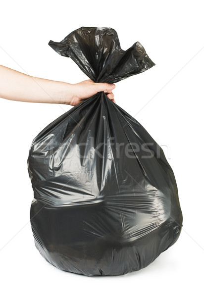 Black bag of rubbish Stock photo © deyangeorgiev