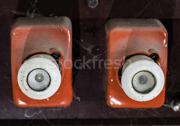 Vintage electrical fuse Stock photo © deyangeorgiev