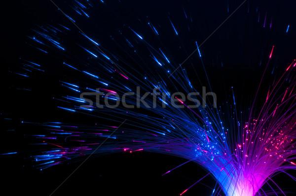 Optical fibers Stock photo © deyangeorgiev