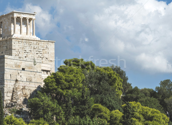 帕台農神廟 雅典 新 不同 透視 希臘 商業照片 © deyangeorgiev