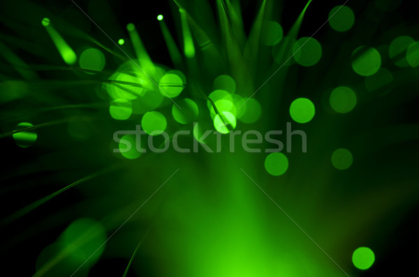 Optical fibers of fiber optic cable. Stock photo © deyangeorgiev