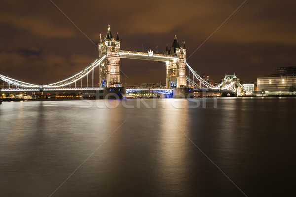 Londres Tower Bridge coucher du soleil différent couleurs [[stock_photo]] © deyangeorgiev