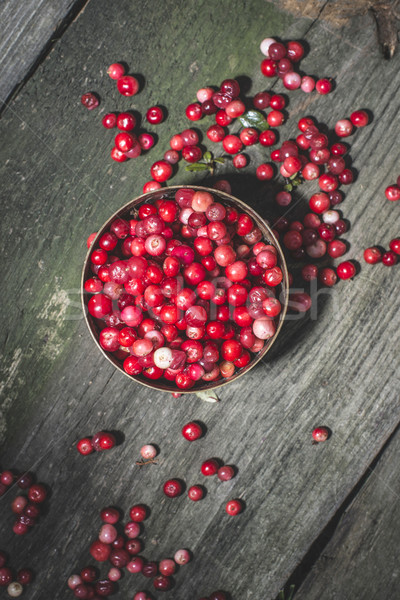 Bol bois nature fond table [[stock_photo]] © deyangeorgiev