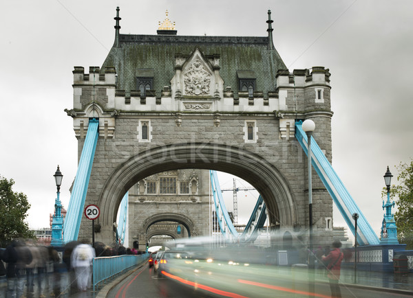 Londres Tower Bridge coucher du soleil différent couleurs [[stock_photo]] © deyangeorgiev