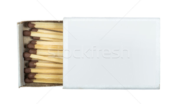 White isolated matches and matchsticks Stock photo © deyangeorgiev