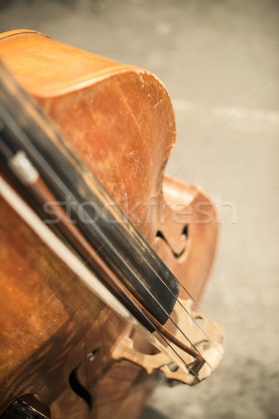 Contrabass on classical concert Stock photo © deyangeorgiev