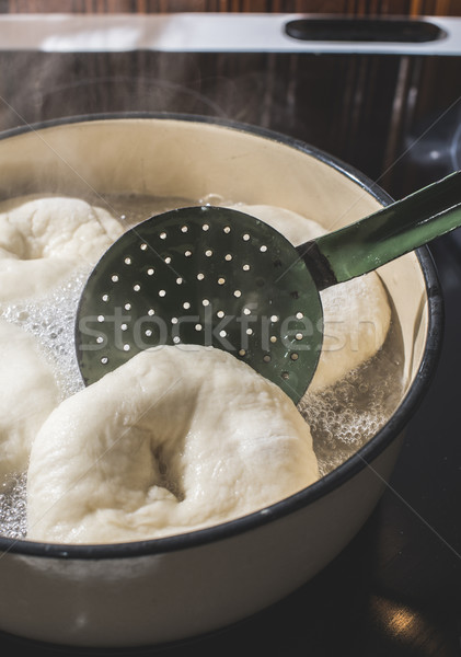 Foto stock: Cocina · vintage · pan · fábrica · chef