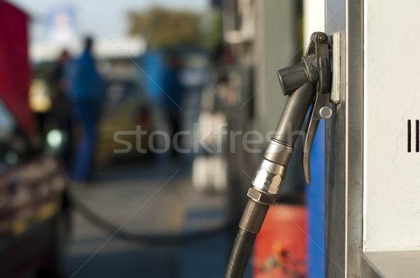 Gas dispenser for refuel natural gas Stock photo © deyangeorgiev