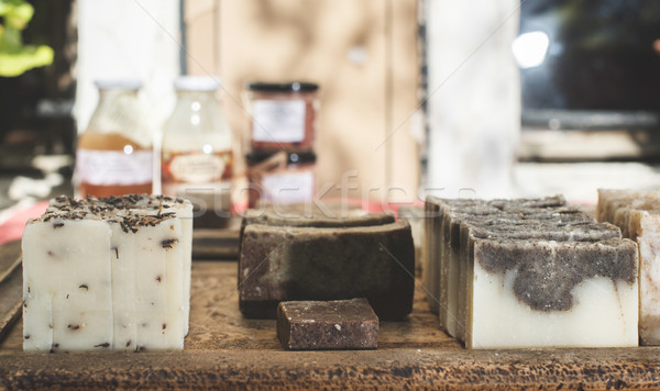 Savon herbes corps santé beauté [[stock_photo]] © deyangeorgiev