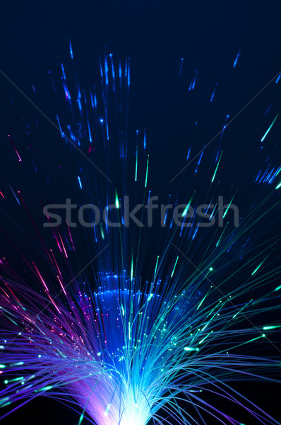 Optical fibers Stock photo © deyangeorgiev