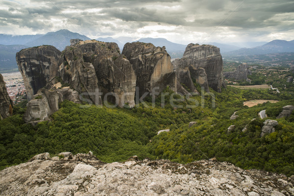 Meteora in Greece Stock photo © deyangeorgiev