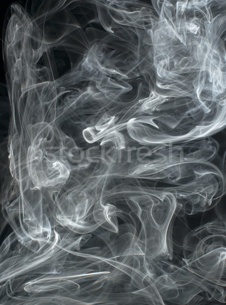 Smoke on black background. Stock photo © deyangeorgiev