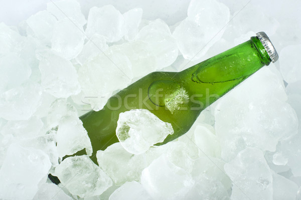 Green Bottle of beer Stock photo © deyangeorgiev