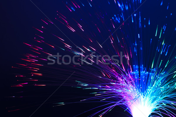 Optical fibers Stock photo © deyangeorgiev