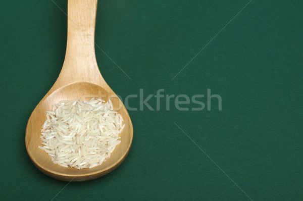 Basmati ryżu zielone zdrowia biały Zdjęcia stock © deyangeorgiev